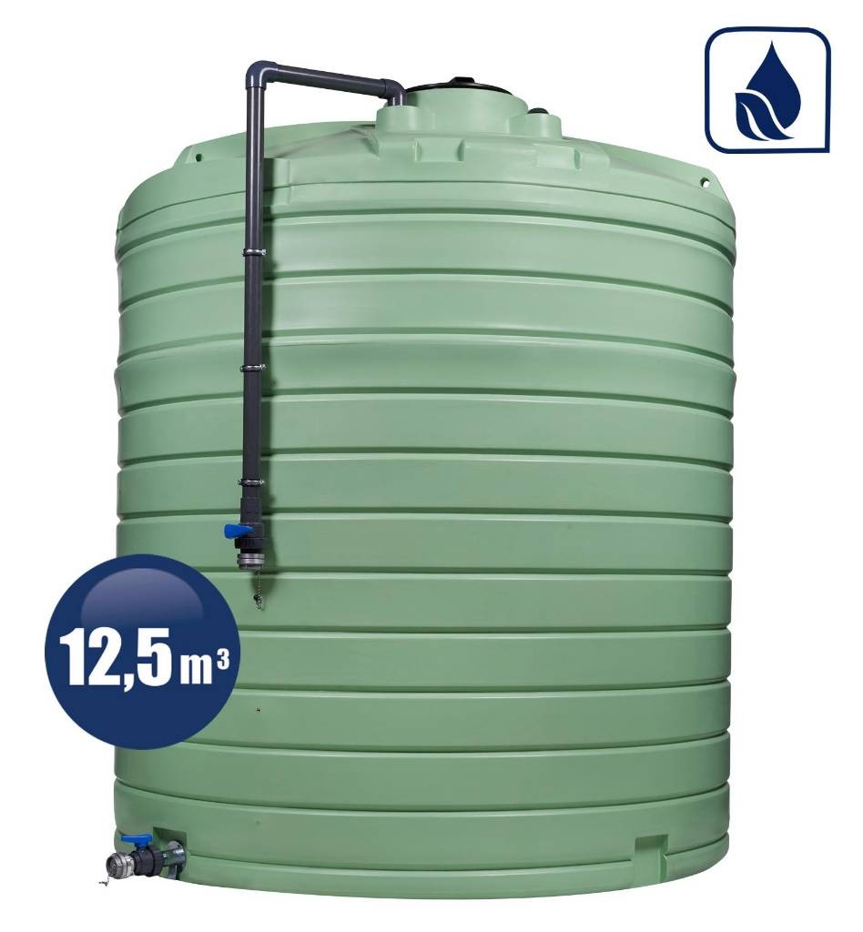 Zbiornik jednopłaszczowy do RSM 12500l + linia napełniająca