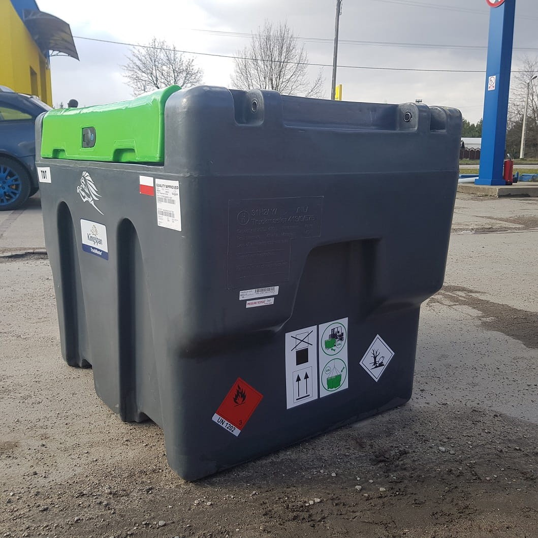 Zbiornik mobilny 430L, pompa 12V, licznik K600 wersja LUX - obrazek 2