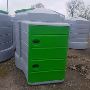 Zbiornik dwupłaszczowy X-TANK 2500 - K33 - CUS-2500-BS-K33-BL-P72-Z-MS-S