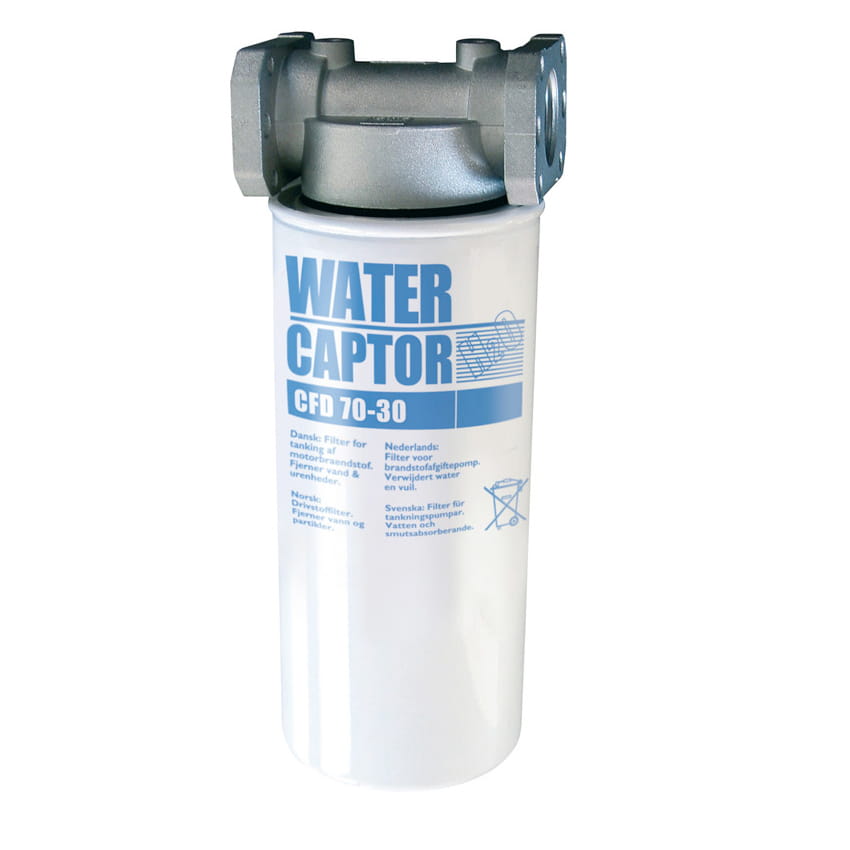 Separator wody Piusi Water Captor 150l/min z główką 1"