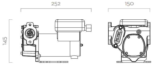 Pompa do ON Carry Panther DC 12V - obrazek 3