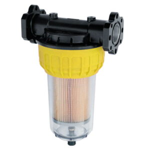 Separator wody szklany 70l/min z główką 1"